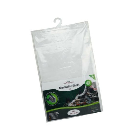 Foglio modellabile color ghiaccio, per villaggio di Natale da 100 x 60 cm