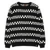 Maglione Uomo Santa Cruz Check Stripe Knit Crew