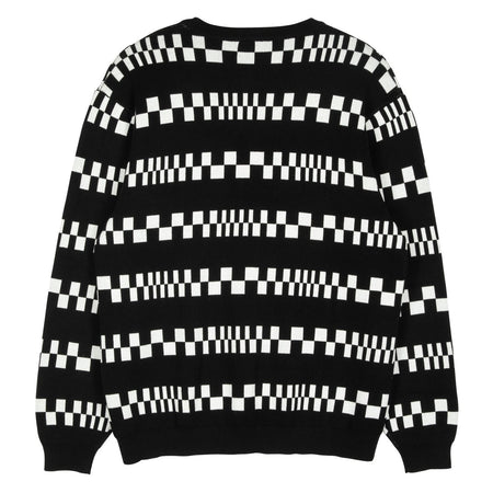 Maglione Uomo Santa Cruz Check Stripe Knit Crew