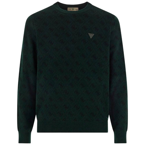 Guess pullover verde logo 4G HUMBERT M5YR10 Z3OE2 F8OJ