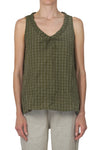 MAMA B Mama B - Top - 450656 - Verde/Latte da donna