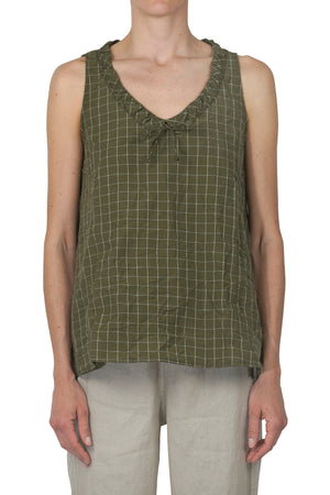 MAMA B Mama B - Top - 450656 - Verde/Latte da donna