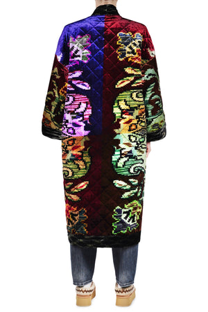 PIERRE-LOUIS MASCIA Pierre-Louis Mascia - Kimono - 460159 - Viola/Bordeaux da donna