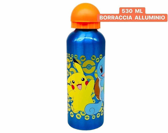 Borraccia personaggi disney in alluminio 530 ml con beccuccio e coperchio stampa a scelta
