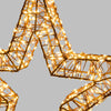Stella di Natale luminosa a luce calda con effetto Flashled Diamond decorazione natalizia