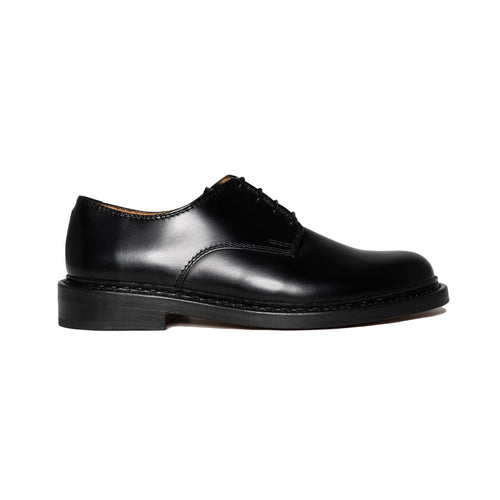 OUR LEGACY Uniform Parade Shoes in Black Leather da uomo