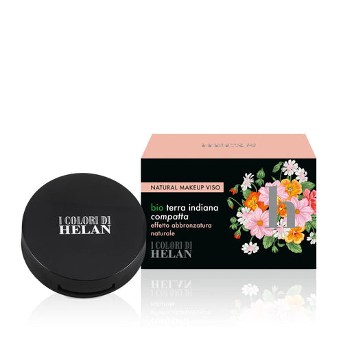 Helan, Bio Terra Indiana Compatta, impalpabile, luminosa, effetto abbronzatura naturale, Noce - Naturopatica shop & therapy