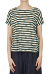 MAMA B Mama B - T-shirt - 450623 - Verde/Latte da donna