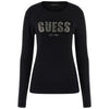 Guess pullover nero logo strass REYNA W5BR40Z2NQ2G1K8
