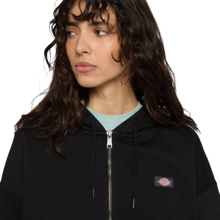 Dickies felpa nero con cappuccio OAKPORT ZIPPED DK0A4Y1ZBLK