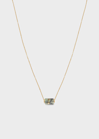 Collana julyacc.ino oro pietra tube