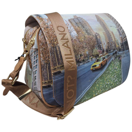 YNot shoulder bag 2 scomparti New York Flat Iron YES642S3