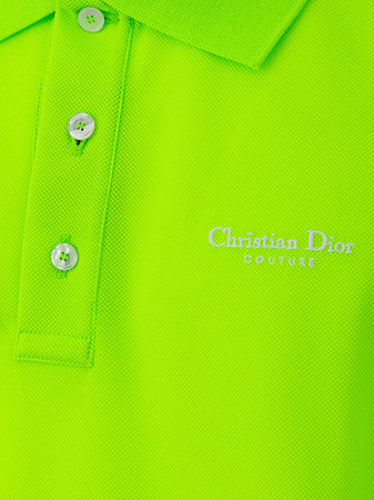 Dior Polo Fluo In cotone logata da uomo