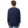 Wrangler felpa blu logo piccolo 112350534 Felpe Wrangler