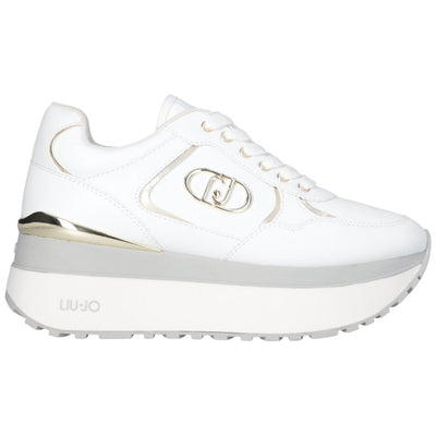 Liu Jo sneakers bianche super platform MAXI WONDER PLUS