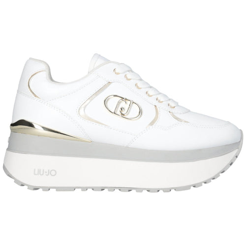 Liu Jo sneakers bianche super platform MAXI WONDER PLUS