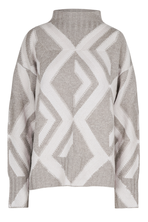 ALPHA STUDIO - Maglia - 461210 - Panna/Tortora da donna