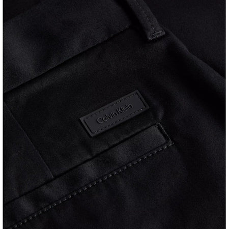 Calvin Klein pantalone nero sateen stretch cropp K10K110965 Pantaloni Calvin Klein