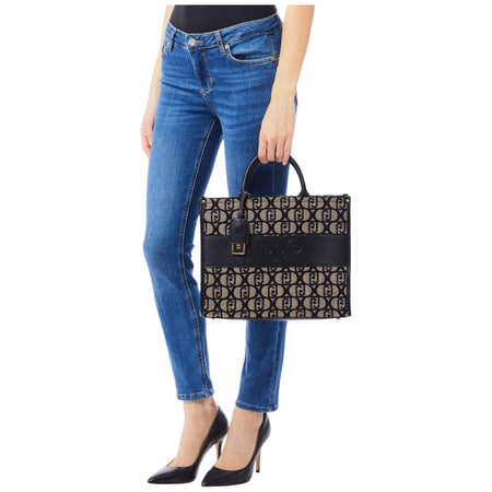 Liu Jo borsa tote nera in tessuto AF5206T3152-22222