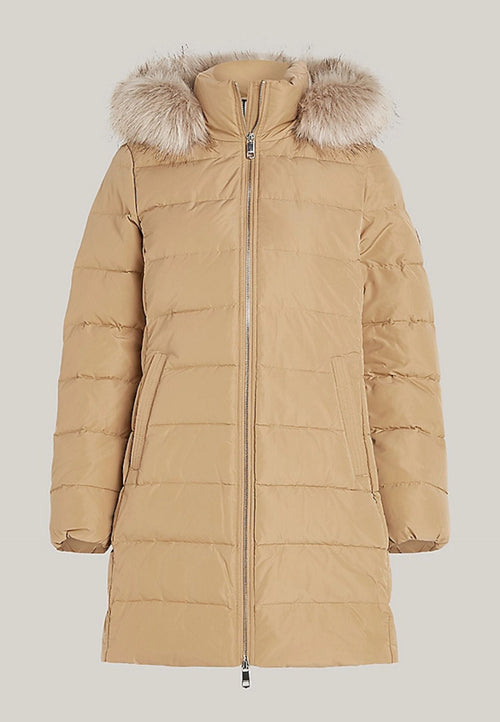 Tommy Hilfiger Giubbotto HERITAGE DOWN TYRA COAT WITH FUR da donna