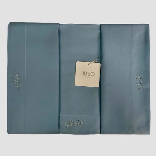 Completo Lenzuola Liu Jo Basico Laterale Matrimoniale Puro Cotone