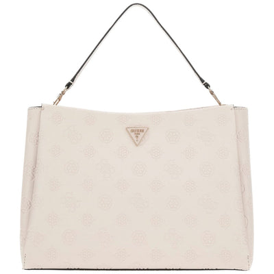 Guess borsa a mano crema 4G Logo peony TISHA HWPD7764070STL