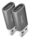 TRUST ADATTATORE CALYX USB-A TO USB-C, 2PACK