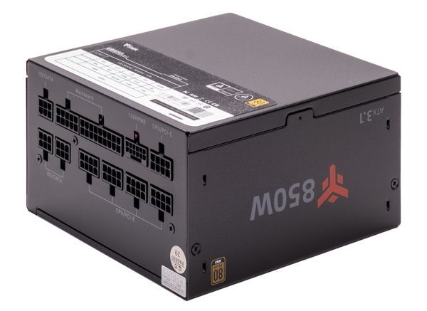 Alimentatore GBI850 - 850W- 80Plus Gold- ATX 3.1- Ventola FDB 14cm- Cond Giapponesi- Modulare