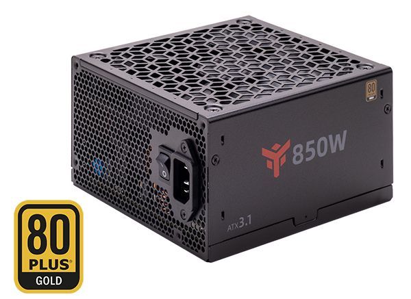 Alimentatore GBI850 - 850W- 80Plus Gold- ATX 3.1- Ventola FDB 14cm- Cond Giapponesi- Modulare