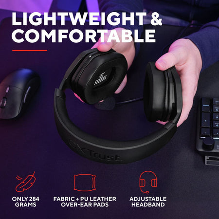 TRUST CUFFIE GXT492 CARUS NERO