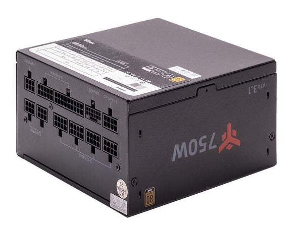 ITEK ALIMENTATORE, 750W,80PLUS GOLD, ATX 3.1, FDB FAN, COND GIAPPONESI, MODULARE