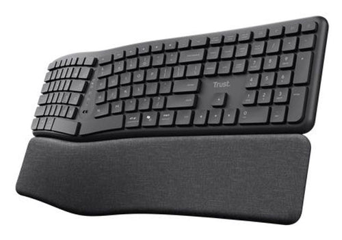 TRUST TASTIERA, KEYRA ERGO MULTI WIRELESS, IT