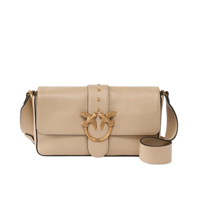 Pinko borse a spalla donna pinko - love one classic slouchy fl - grigio da donna