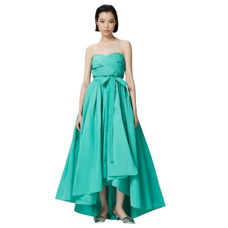 Pinko vestiti casual donna pinko - pappagallo abito taffeta - azzurro da donna