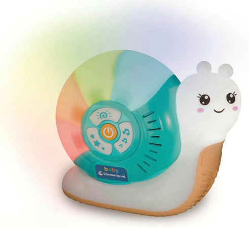 CLEMENTONI - Baby Clementoni - Sweet Dreams Lamp - Luce Notturna per Bambini, Gioco Prima Infanzia da 0 Mesi+, con Melodie e Suoni Rilassanti, Supporto per Sonno Sereno, 17973