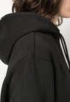 calvin klein FELPA MINIMAL LOGO SCUBA HOODIE da donna