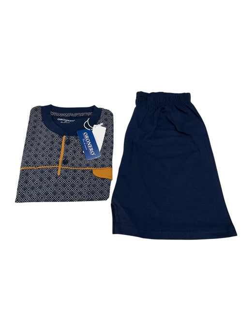 Pigiama Uomo Primavera/Estate Oronero OU458 Cotone
