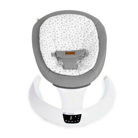 JANE' Sdraietta MOON - Sdraietta Dondolo Elettrica Side to Side Swing Twiddle - Altalena Musicale per Neonati, Sedia a Dondolo con Telecomando, rilassante, calmante