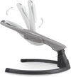 KIKKABOO Sdraietta Neonati Elettrica CODIE - Dondolo Elettrico per Neonati con Bluetooth, 5 Velocità, Schienale Regolabile, 10 Melodie, Fino a 9 kg, colore LIGHT GREY - GRIGIO CHIARO - con Telecomando - rilassante, calmante