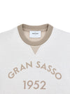 Gran Sasso Felpa a Manica Corta con Logo da uomo