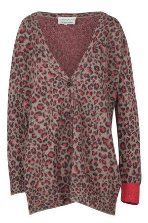 ALESSIA SANTI Alessia Santi - Cardigan - 460329 - Beige/Rosso da donna