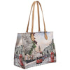 YNot borsa square shopping bag London Rainbow YES602S4