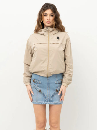 Blauer Giubbino donna corto foderato mod. Burrage capospalla donna