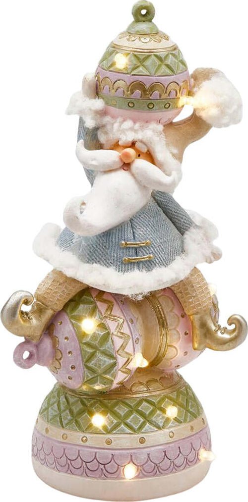 Babbo con giubbotto azzurro e led decorazione natalizia per interno da 26 cm Casa e cucina/Decorazioni per interni/Addobbi e decorazioni per ricorrenze/Decorazioni natalizie/Schiaccianoci MagiediNatale.it - Altamura, Commerciovirtuoso.it