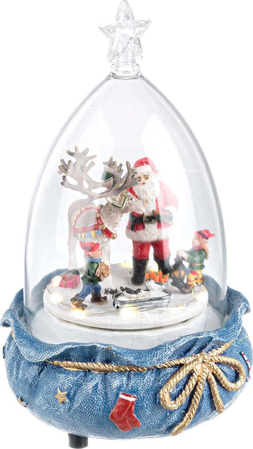 Babbo di natale con carillon musicale ampolla sfera palla di neve h 20 cm musica Casa e cucina/Decorazioni per interni/Addobbi e decorazioni per ricorrenze/Decorazioni natalizie/Neve artificiale MagiediNatale.it - Altamura, Commerciovirtuoso.it