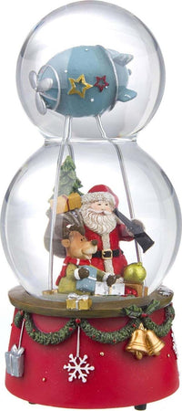 Babbo di natale con carillon musicale ampolla sfera palla di neve h 21 cm musica Casa e cucina/Decorazioni per interni/Addobbi e decorazioni per ricorrenze/Decorazioni natalizie/Neve artificiale MagiediNatale.it - Altamura, Commerciovirtuoso.it