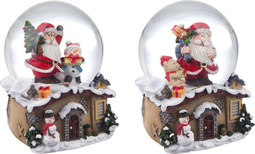 Babbo natale ampolla sfera palla di neve presepe h 9 cm decorazione natalizia Casa e cucina/Decorazioni per interni/Addobbi e decorazioni per ricorrenze/Decorazioni natalizie/Neve artificiale MagiediNatale.it - Altamura, Commerciovirtuoso.it