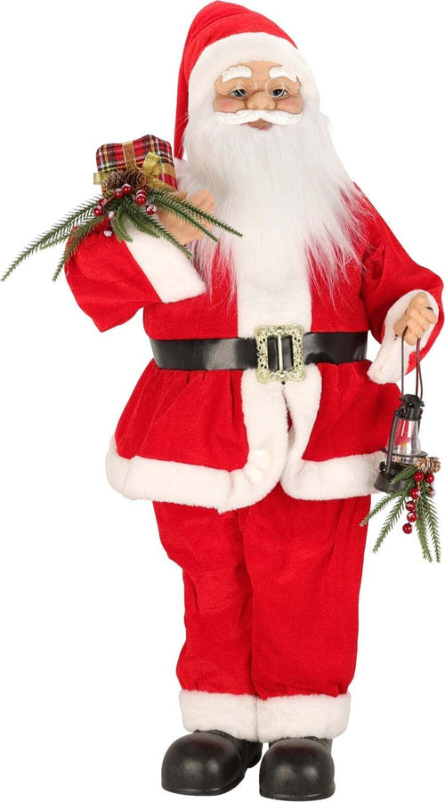 Babbo Natale con animazioni, movimenti e suoni, a batteria, decorazione da 40 x 95 cm Casa e cucina/Decorazioni per interni/Addobbi e decorazioni per ricorrenze/Decorazioni natalizie/Schiaccianoci MagiediNatale.it - Altamura, Commerciovirtuoso.it