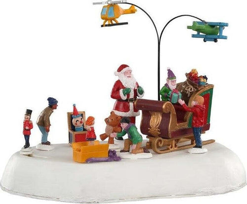Babbo Natale con bambini per villaggio natalizio con movimento a batterie Jolly Toys Casa e cucina/Decorazioni per interni/Addobbi e decorazioni per ricorrenze/Decorazioni natalizie/Oggettistica MagiediNatale.it - Altamura, Commerciovirtuoso.it