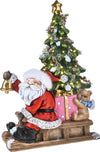 Babbo Natale con campana, albero natalizio e slitta in resina da 50 cm Casa e cucina/Decorazioni per interni/Addobbi e decorazioni per ricorrenze/Decorazioni natalizie/Schiaccianoci MagiediNatale.it - Altamura, Commerciovirtuoso.it